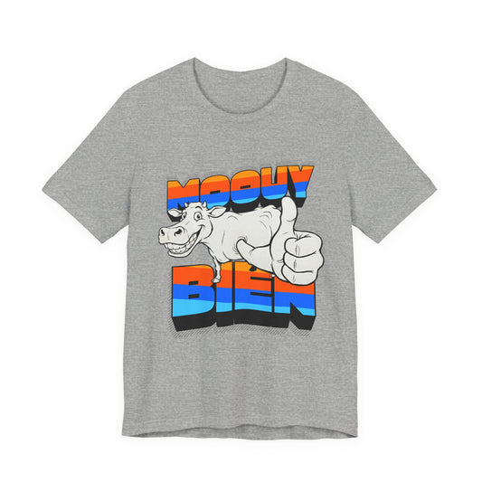 Moouy Bien, happy spanglish cow pun.